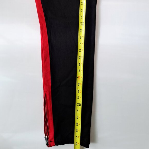 Fashion Nova MensTravis Twill Joggers Heavy Black and Red Cotton Pants Size XXL - Picture 6 of 10